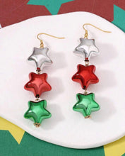 Star Christmas Earrings