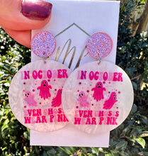 Even Ghost Wear Pink in October Earrings