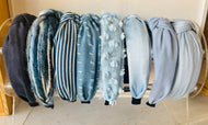 Simple Blue Headbands