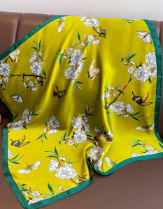 Luxury Square Silk Scarfs