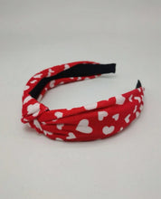 Velvet Heart Knot Headband