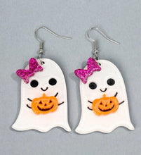 Ghost Halloween Acrylic Earrings