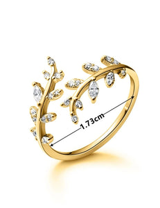 Gold Leaf Ring