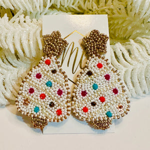 Beaded Christmas Trees