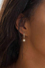 Small Rhinestone Star & Moon Hoops