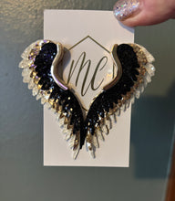 Glitter Angel Wing Earrings