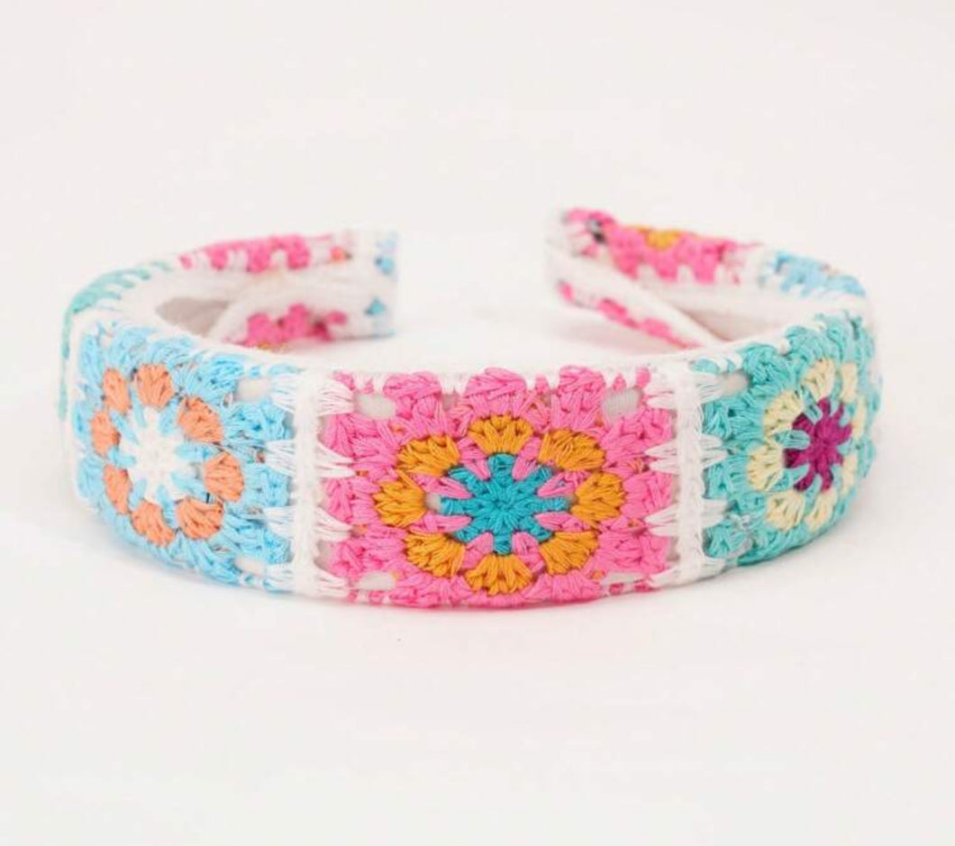 Woven Flower Bohemian Headband