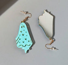 Aqua Ghost Earrings