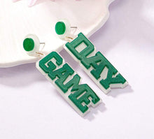 Game Day Acrylic Glitter Earrings