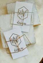 Simple Long Rectangle and Square Minimal Earrings -Gold and Silver