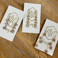 Dainty Crystal Drop Earrings