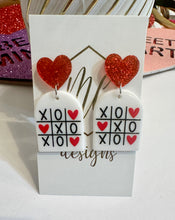 Fun Acrylic Valentine Earrings