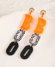 Boo Word Halloween Earrings