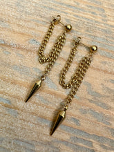Spike Chain Drop Earrings
