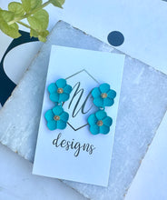 New Double Flower Earrings