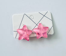 Kids Glitter Resin Clip on Earrings