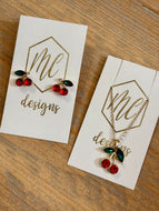 Cherry Studs & Necklace