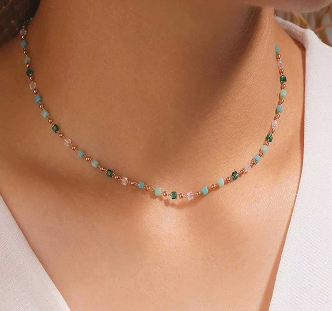 Fun Beaded Choker Necklace