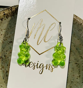 Gummy Bear Dangle Earrings