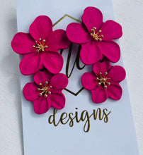 Double Flower Earring