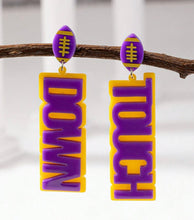 Touch Down Acrylic Earrings