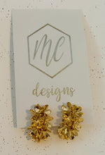 Pearl Flower Cluster Hoops Weddings