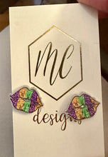 Mardi Gras Studs Earrings