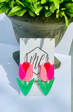 Acyrlic Tulip Earrings