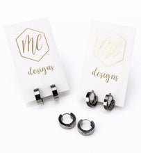 Dupe Small Thick Gold Hoops with Rhinestones OG