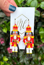 Acrylic Embellished Nutcracker Earrings