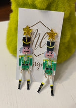 Dancing Acrylic Nutcracker Earrings