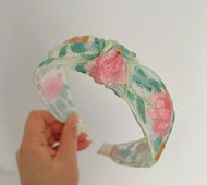 Bohemian Lace Embroidery Knot and Wide Headband