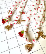 Berry Charming Scarf Necklace