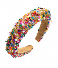 Crystalline Decor Flat Headband- all the Colors