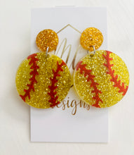 Assorted Acrylic Sports Earrings