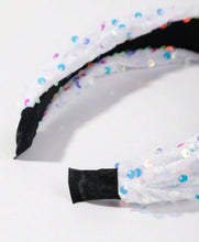 Iridescent Sequin Knot Kid’s Headbands