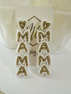 Beaded Mama Earrings