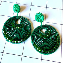 Circle Beaded Earrings