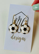 Soccer Dangle Earrings