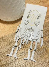 Acrylic Full Body Skeleton Halloween Earrings