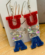 Glitter USA earrings