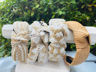 Natural White Gold Headbands