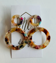 Fun Circle Acrylic Earrings