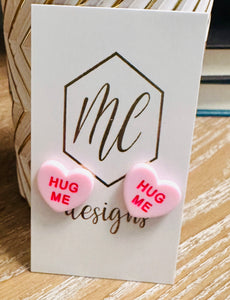 Hug Me Stud Earrings Valentine’s Day