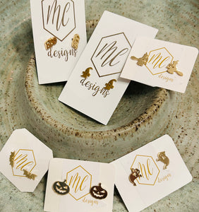 Simple Halloween Studs
