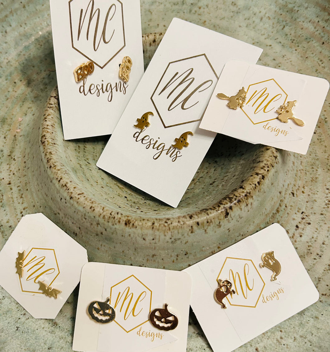 Simple Halloween Studs