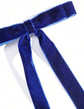 Simple Thin Velvet Hair Bow