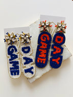 Game Day Beaded Earring