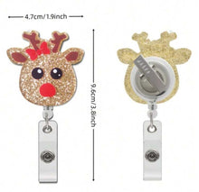 Acrylic Christmas Badge Holders