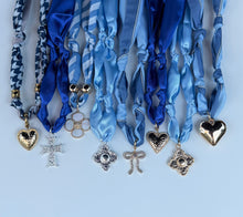 Blue Scarf Necklaces